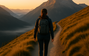 Weg in die Zukunft, optimal unterstützt durch KI. Symbolbild, KI-generiert.