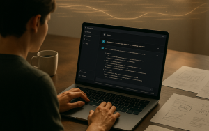 Modernes Arbeiten mit ChatGPT, Gemini, Claude. Symbolbild, KI-generiert.